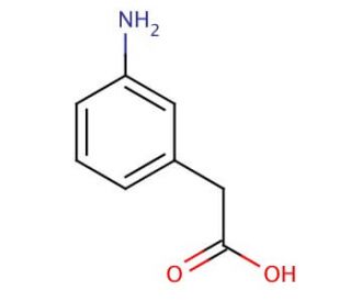 (3-Aminophenyl)acetic Acid (CAS 14338-36-4) - chemical structure image