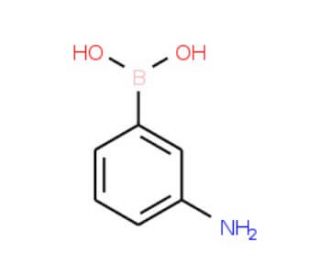 3-Aminophenylboronic acid (CAS 30418-59-8) - chemical structure image
