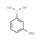 3-Aminophenylboronic acid (CAS 30418-59-8) - chemical structure image