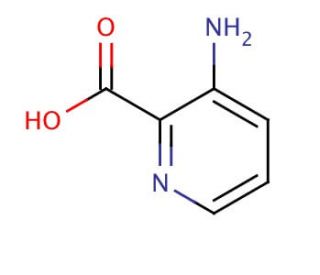 3-Aminopicolinic Acid (CAS 1462-86-8) - chemical structure image