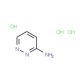 3-Aminopyridazine 3HCl (CAS 89203-22-5) - chemical structure image