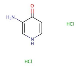 3-aminopyridin-4-ol dihydrochloride - chemical structure image