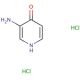 3-aminopyridin-4-ol dihydrochloride - chemical structure image