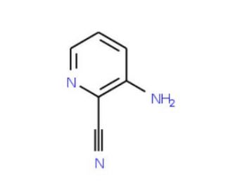 3-Aminopyridine-2-carbonitrile (CAS 42242-11-5) - chemical structure image