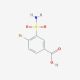 3-(aminosulfonyl)-4-bromobenzoic acid (CAS 59815-19-9) - chemical structure image