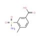 3-(aminosulfonyl)-4-methylbenzoic acid (CAS 20532-05-2) - chemical structure image