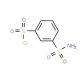 3-(aminosulfonyl)benzenesulfonyl chloride (CAS 62646-47-3) - chemical structure image