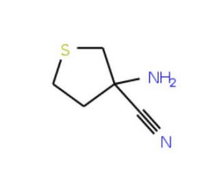3-aminotetrahydrothiophene-3-carbonitrile - chemical structure image