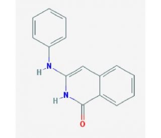 3-anilinoisoquinolin-1(2H)-one (CAS 56100-50-6) - chemical structure image