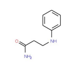 3-anilinopropanamide (CAS 21017-47-0) - chemical structure image