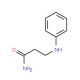 3-anilinopropanamide (CAS 21017-47-0) - chemical structure image