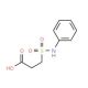 3-(anilinosulfonyl)propanoic acid - chemical structure image
