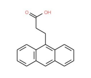 3-Anthracen-9-yl-propionic acid (CAS 41034-83-7) - chemical structure image