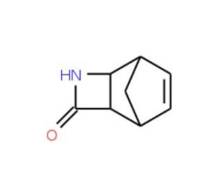 3-Aza-tricyclo[4.2.1.0*2,5*]non-7-en-4-one (CAS 14735-70-7) - chemical structure image