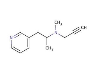 3-Azadeprenyl (CAS 1076198-88-3) - chemical structure image