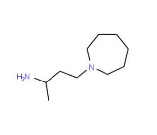 3-Azepan-1-yl-1-methyl-propylamine - chemical structure image