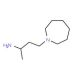 3-Azepan-1-yl-1-methyl-propylamine - chemical structure image