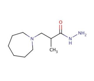 3-azepan-1-yl-2-methylpropanohydrazide - chemical structure image