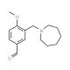 3-Azepan-1-ylmethyl-4-methoxy-benzaldehyde - chemical structure image