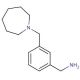 3-Azepan-1-ylmethyl-benzylamine - chemical structure image