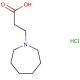 3-azepan-1-ylpropanoic acid hydrochloride - chemical structure image