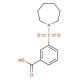 3-(Azepane-1-sulfonyl)-benzoic acid (CAS 326182-57-4) - chemical structure image