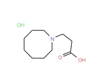 3-Azocan-1-ylpropanoic acid hydrochloride - chemical structure image