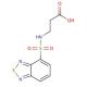 3-(Benzo[1,2,5]thiadiazole-4-sulfonylamino)-propionic acid - chemical structure image