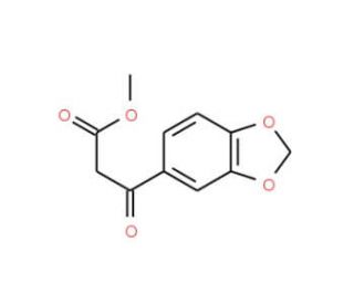 3-Benzo[1,3]dioxol-5-yl-3-oxo-propionic acid methyl ester (CAS 54011-33-5) - chemical structure image
