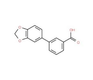 3-Benzo[1,3]dioxol-5-yl-benzoic acid (CAS 24351-56-2) - chemical structure image