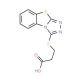 3-(Benzo[4,5]thiazolo[2,3-c][1,2,4]triazol-3-ylsulfanyl)-propionic acid - chemical structure image
