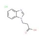 3-Benzoimidazol-1-yl-propionic acid hydrochloride - chemical structure image