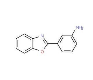 3-Benzooxazol-2-yl-phenylamine (CAS 41373-36-8) - chemical structure image