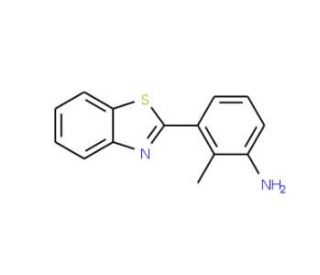 3-Benzothiazol-2-yl-2-methyl-phenylamine - chemical structure image