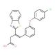 3-Benzothiazol-2-yl-4-[3-(4-chloro-phenoxy)-phenyl]-but-3-enoic acid - chemical structure image