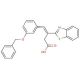 3-Benzothiazol-2-yl-4-(3-benzyloxy-phenyl)-but-3-enoic acid - chemical structure image