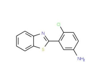 3-Benzothiazol-2-yl-4-chloro-phenylamine - chemical structure image