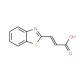 3-Benzothiazol-2-yl-acrylic acid (CAS 123530-67-6) - chemical structure image