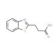 3-Benzothiazol-2-yl-propionic acid (CAS 29198-86-5) - chemical structure image
