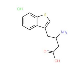 (3-Benzothienyl)-D-beta-homoalanine hydrochloride (CAS 269398-95-0) - chemical structure image