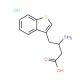 (3-Benzothienyl)-D-beta-homoalanine hydrochloride (CAS 269398-95-0) - chemical structure image