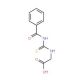 (3-Benzoyl-thioureido)-acetic acid (CAS 7245-61-6) - chemical structure image