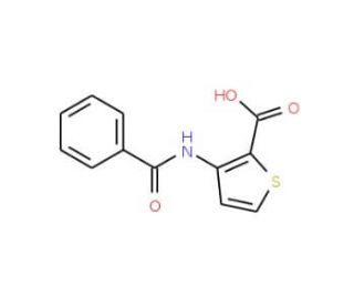 3-(Benzoylamino)-2-thiophenecarboxylic acid - chemical structure image