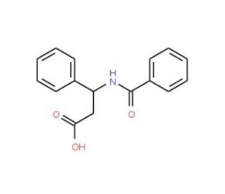 3-Benzoylamino-3-phenyl-propionic acid - chemical structure image