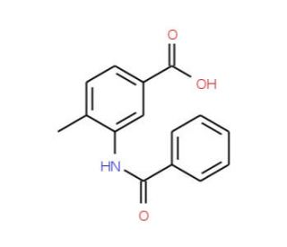 3-(benzoylamino)-4-methylbenzoic acid - chemical structure image