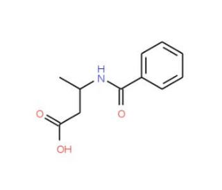 3-(benzoylamino)butanoic acid - chemical structure image