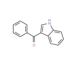 3-Benzoylindole (CAS 15224-25-6) - chemical structure image
