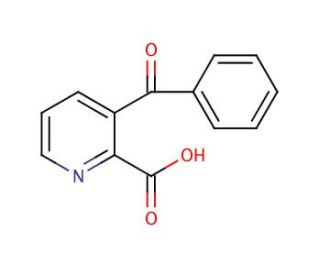3-Benzoylpyridine-2-carboxylic acid (CAS 64362-32-9) - chemical structure image