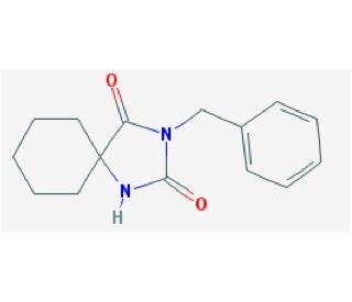 3-benzyl-1,3-diazaspiro[4.5]decane-2,4-dione - chemical structure image