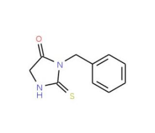 3-benzyl-2-mercapto-3,5-dihydro-4H-imidazol-4-one - chemical structure image